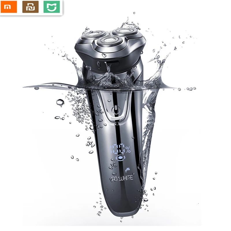 

Xiaomi Soocas SO WHITE Electric Shaver Razor Men Washable USB Rechargeable Wireless 3D Smart Control Shaving Beard Machine