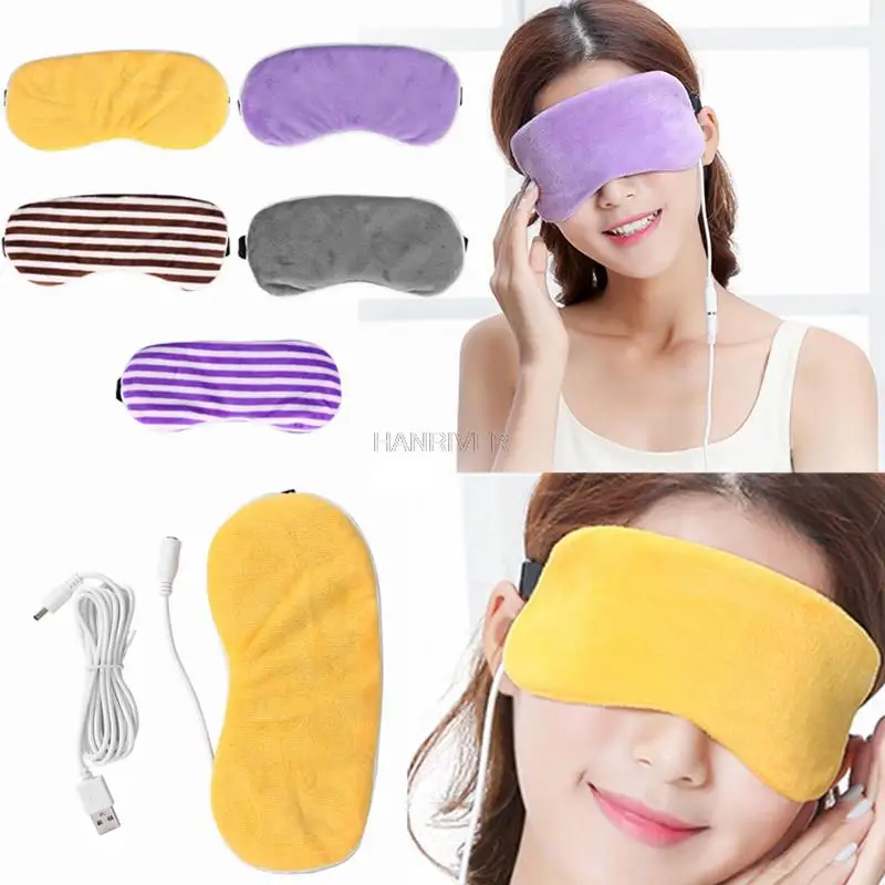 Usb Heating Steam Eyeshade Lavender Eye Mask Anti Dark Circle Eye Patch