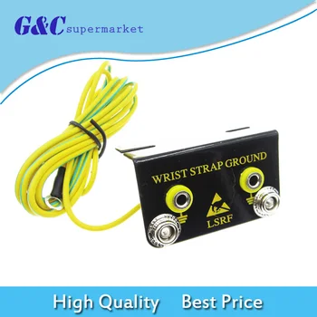 

ESD Ring Terminal Cable Anti-static L Type Grounding Wire Socket for Wrist Strap diy electronics