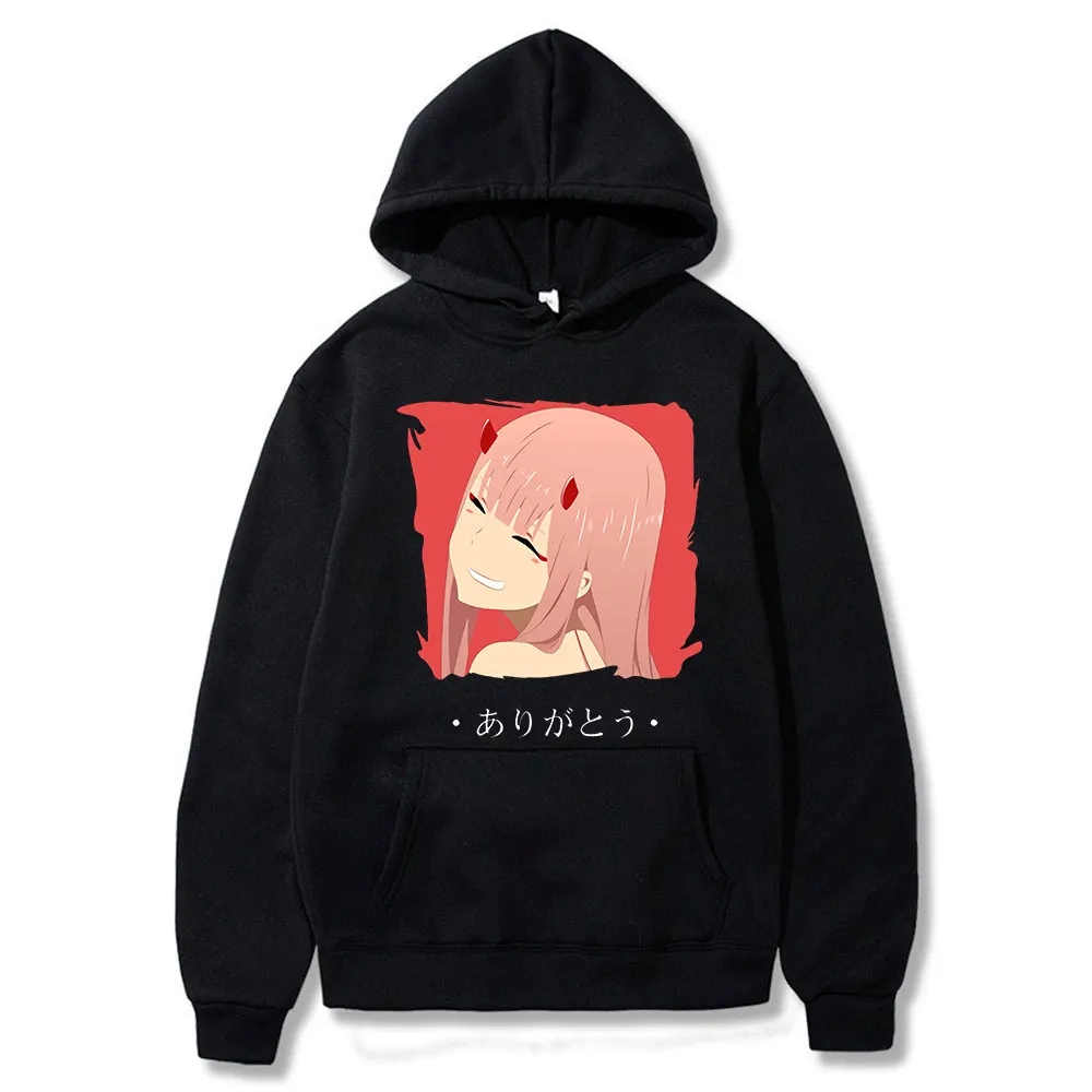 

Anime Darling In The Franxx Zero Two Men Hoodies 2020 New Harajuku Casual Streetwear Funny Graphic Sweatshirts Unisex Hoodies
