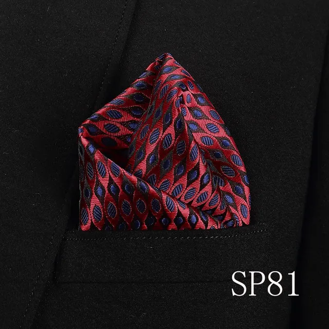 Fashion 100% Silk Hankerchief Scarves Vintage Hankies Men's Pocket Square Handkerchiefs Striped Solid Snot Rag 22*22 cm SP81