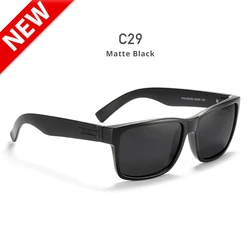 KDEAM Men's Polarized Sport Sunglasses - Vibrant Colors UV Protection with Case (Free Package)