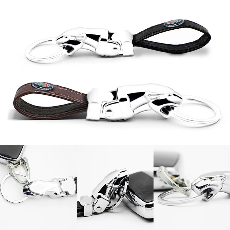 

1 Pieces Leopard Car Keychian Auto Keyring for Alfa Romeo Brera 147 156 159 166 GT Giulietta Mito Key Accessories Auto Gadgets