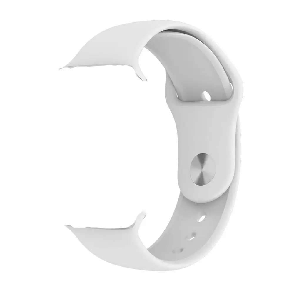 Goedkoop COXANG IWO 8 Lite Armband Vervanging W34 Band Zwart Wit Kleur Iwo 10 silicagel polsband