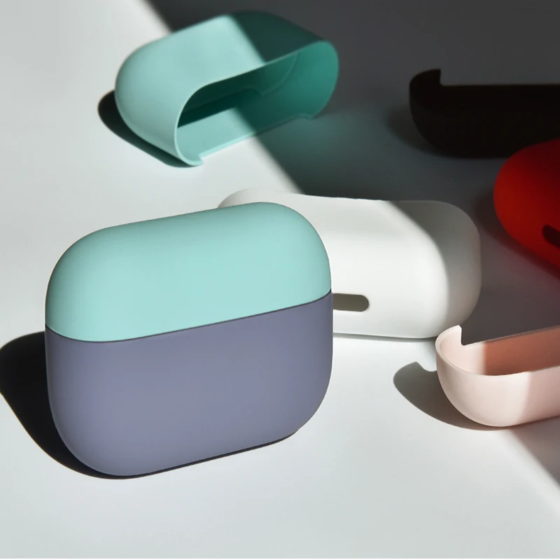 Чехол для airpods Pro чехол из жидкого силикона 2019 Apple беспроводные bluetooth наушники AirPods