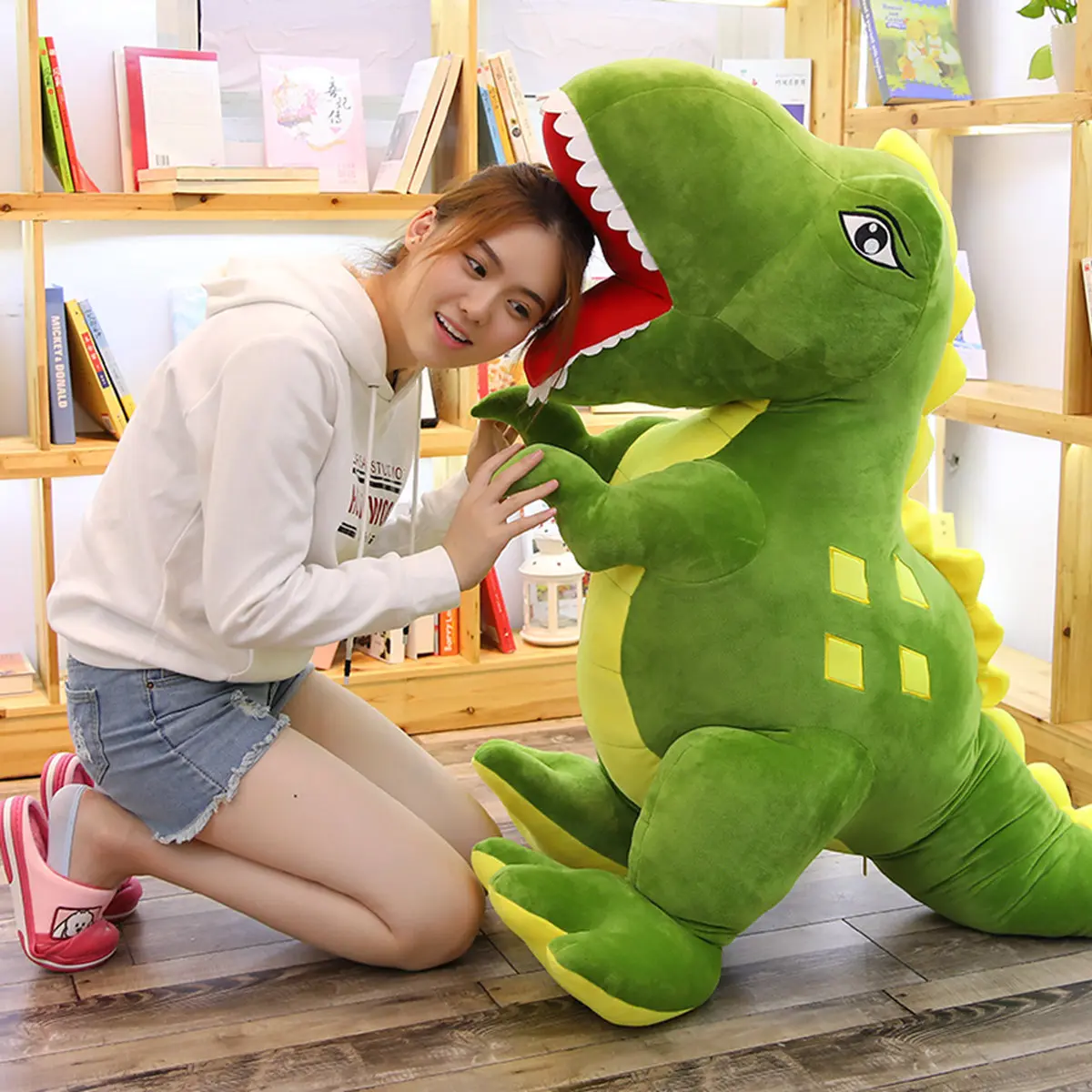 

Cute Adventures T-Rex Dinosaur Doll Plush Toys Large Size Pillow Doll Children Gift