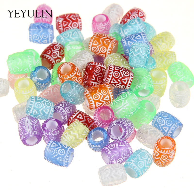 200 шт. детские акриловые бусины 6 Х9 мм|acrylic beads|beads for childrenacrylic beads large |