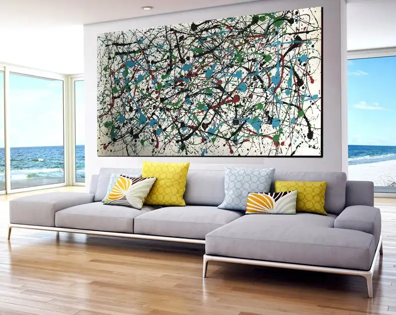 

Hand Painted Canvas Oil Paintings Modern Large Abstract Painting For Large Living Room Minimalist Style Home Decoration