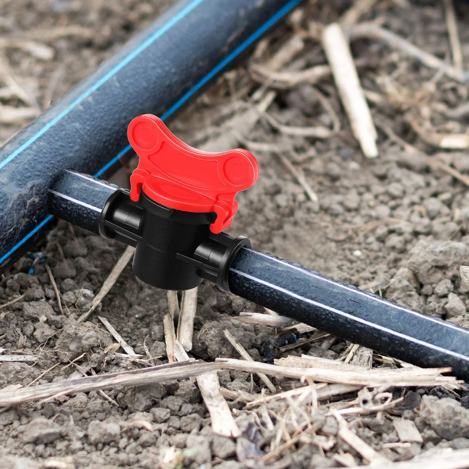 1/2 Inch Female Drip Irrigation On-off Valve Dn16/20/25 Universal Drip Irrigation Pipe Fitting Valve Garden Mini Valve（1pc）