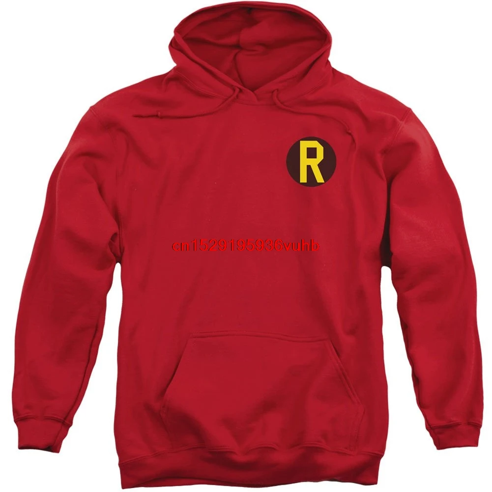 DC Comics Robin Logo Adult Pull-Over Hoodie