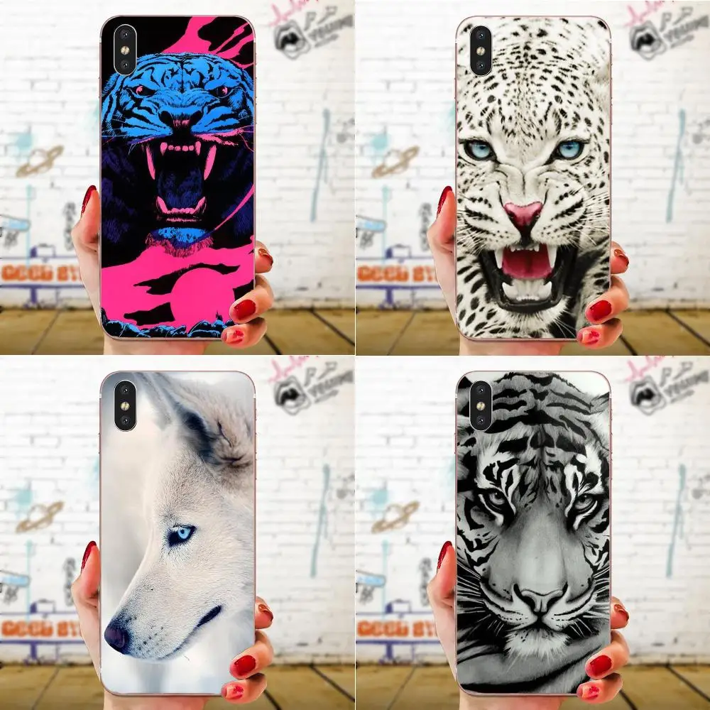Чехлы для телефонов с Классический покер лев тигр Волк LG G2 G3 G4 G5 G6 G7 K4 K7 K8 K10 K12 K40