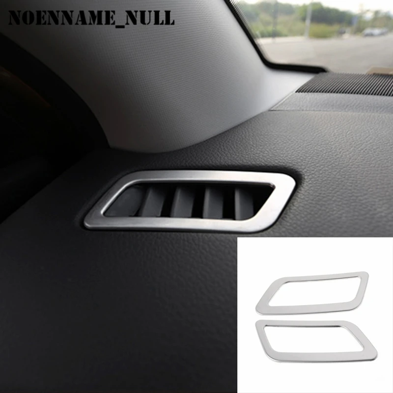 

NoEnName_Null 2 Pcs Car Front Air Vent Outlet Cover Trim Sticker For Nissan Qashqai 2015 2016