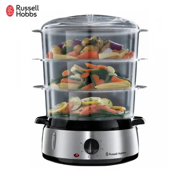 

Steamers Russell Hobbs 19270-56 Home Garden Kitchen Dining Cookware Cook@Home double boiler steam cooker Black Stainless Steel