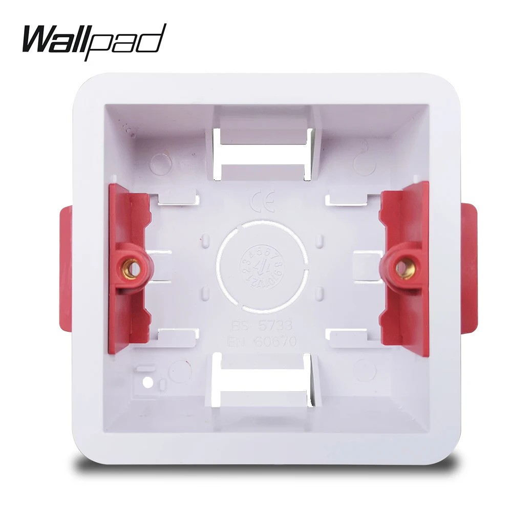 Dry Lining Box For Gypsum Board Plasterboard British Standard 35mm Depth Mounting Box Wallpad afbeelding