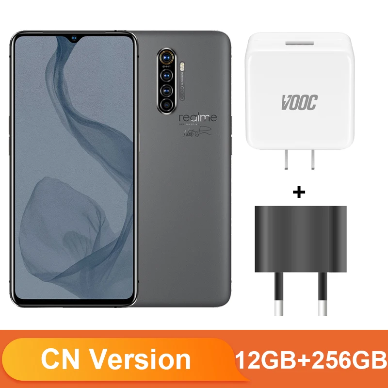 CN 12GB 256GB Grey Realme X2 Pro X 2 глобальная версия CN распродажа 6,5 ''мобильный телефон Snapdragon 855 Plus 64MP Quad камера телефон nfc 50W быстрое зарядное устройство - Цвет: CN 12GB 256GB Grey