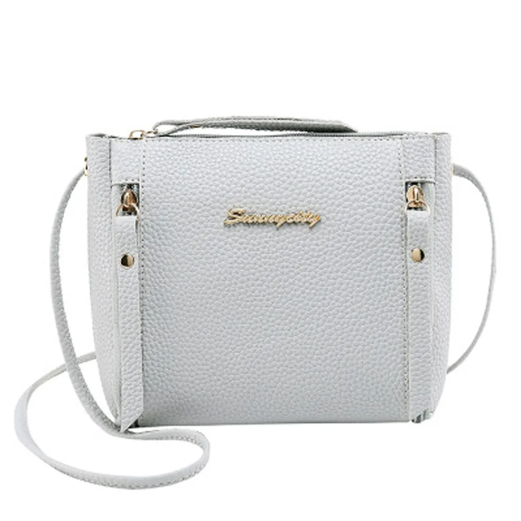 Gray Сумки через плечо для женщин bolso mujer роскошные сумки женские сумки дизайнерская сумка-мессенджер женские Ручные Сумки sac основной femme - Цвет: Gray