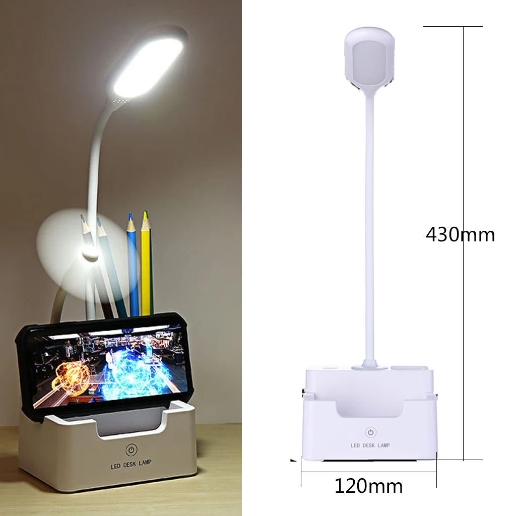 Usb зарядка Настольная лампа сенсорный светодиодный светильник для защиты глаз
