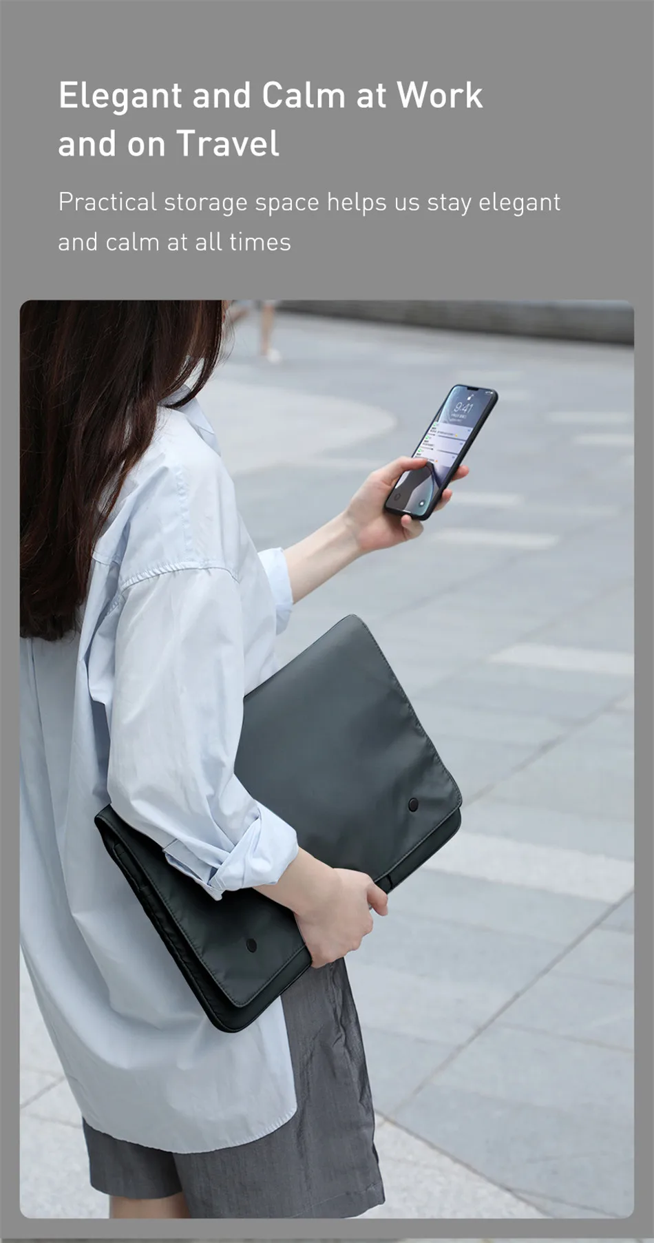 Baseus Basics Series 16 inch Laptop Sleeve description image 5