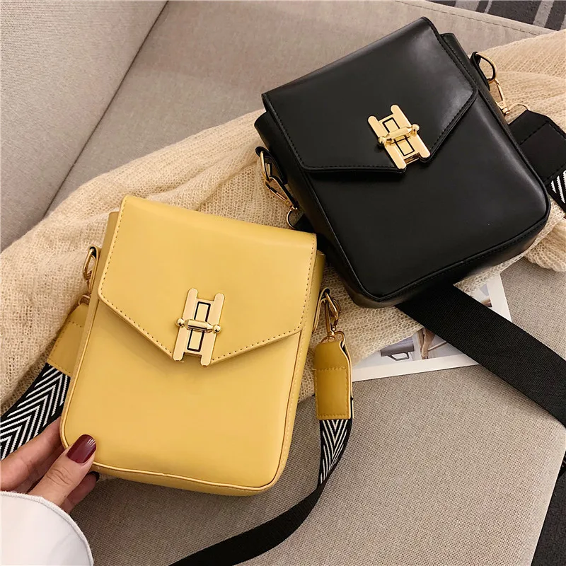 

Summer Put Mobile Phone of Bag Women's Shoulder 2019 New Style Korean-style Versatile Mini Verticle Wide-Strap Shoulder Bag