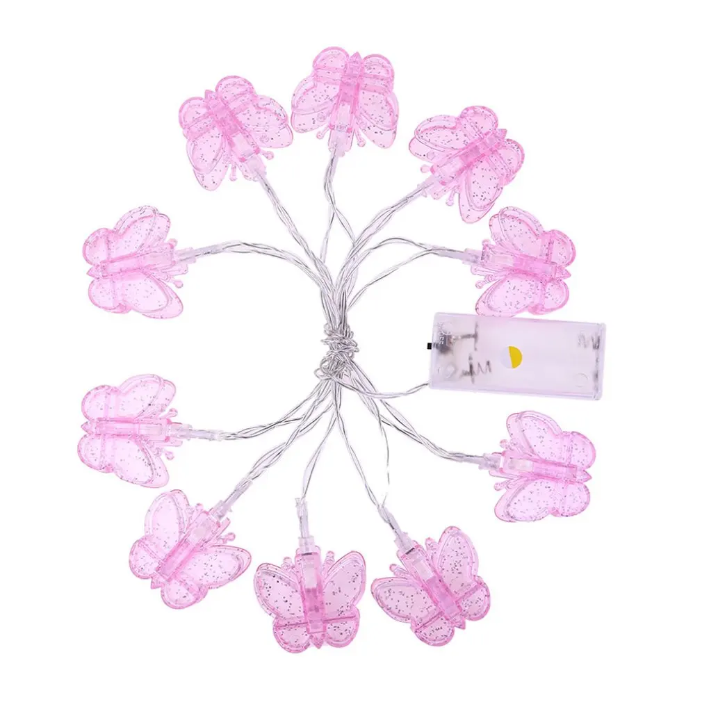10Led Butterfly Shape Photo Clip Light Arrangement Decorative Light String