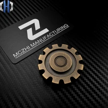 Классический механический ветер "gear" TC4 титановый сплав Fingertip Gyro