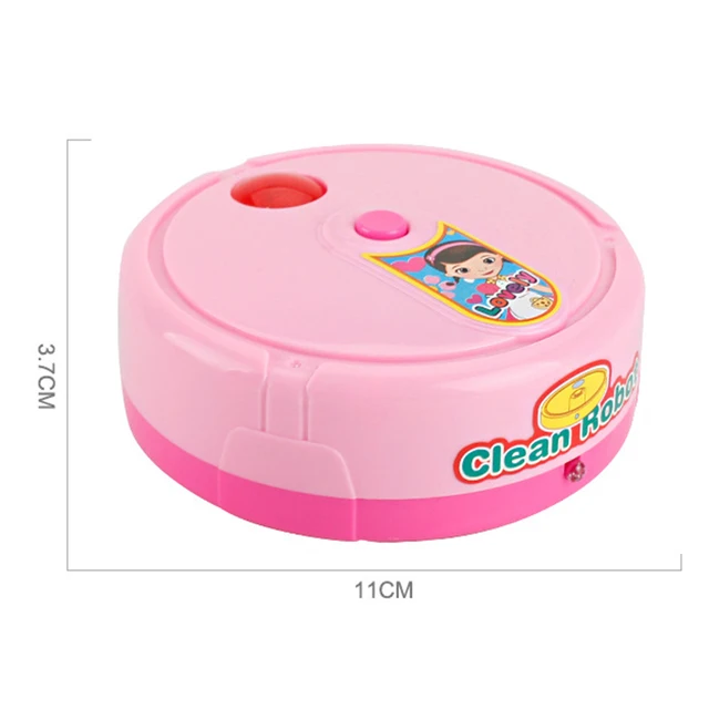 New Dollhouse Electric Music Cleaning Machine Vacuum Cleaner Sweeping Robot Toy Children Toy Pretend Play Tools Educationa Toys 6