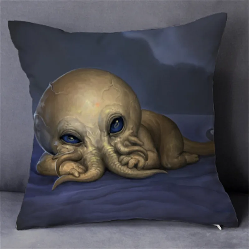 Cthulhu Mythos Great Old Ones Cthulhu короткая плюшевая подушка Креатив мультфильм гостиная диван пуховая подушка мягкие игрушки X2401