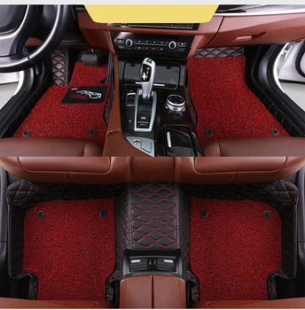 

leather car floor mats for Great Wall Hover H3 2009-2015 2016 2017 2018 Custom foot Pads automobile carpet car covers