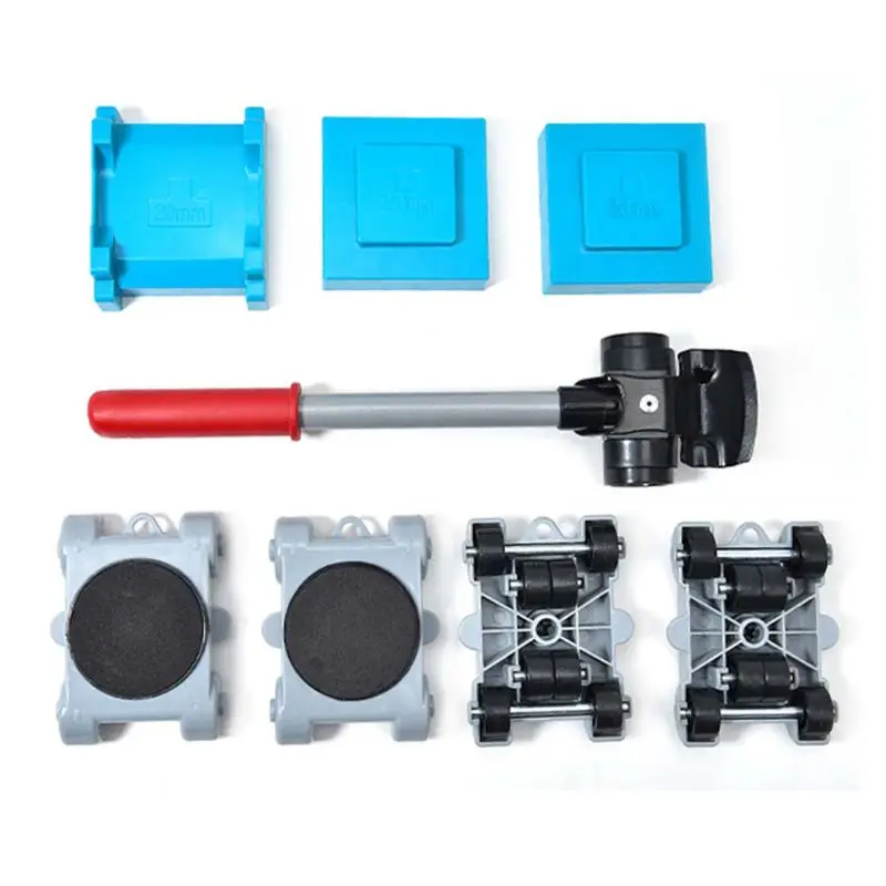 5pcs/8pcs Furniture Mover Tool Set Transport Shifter Lifter Wheel Heavy Stuffs Moving