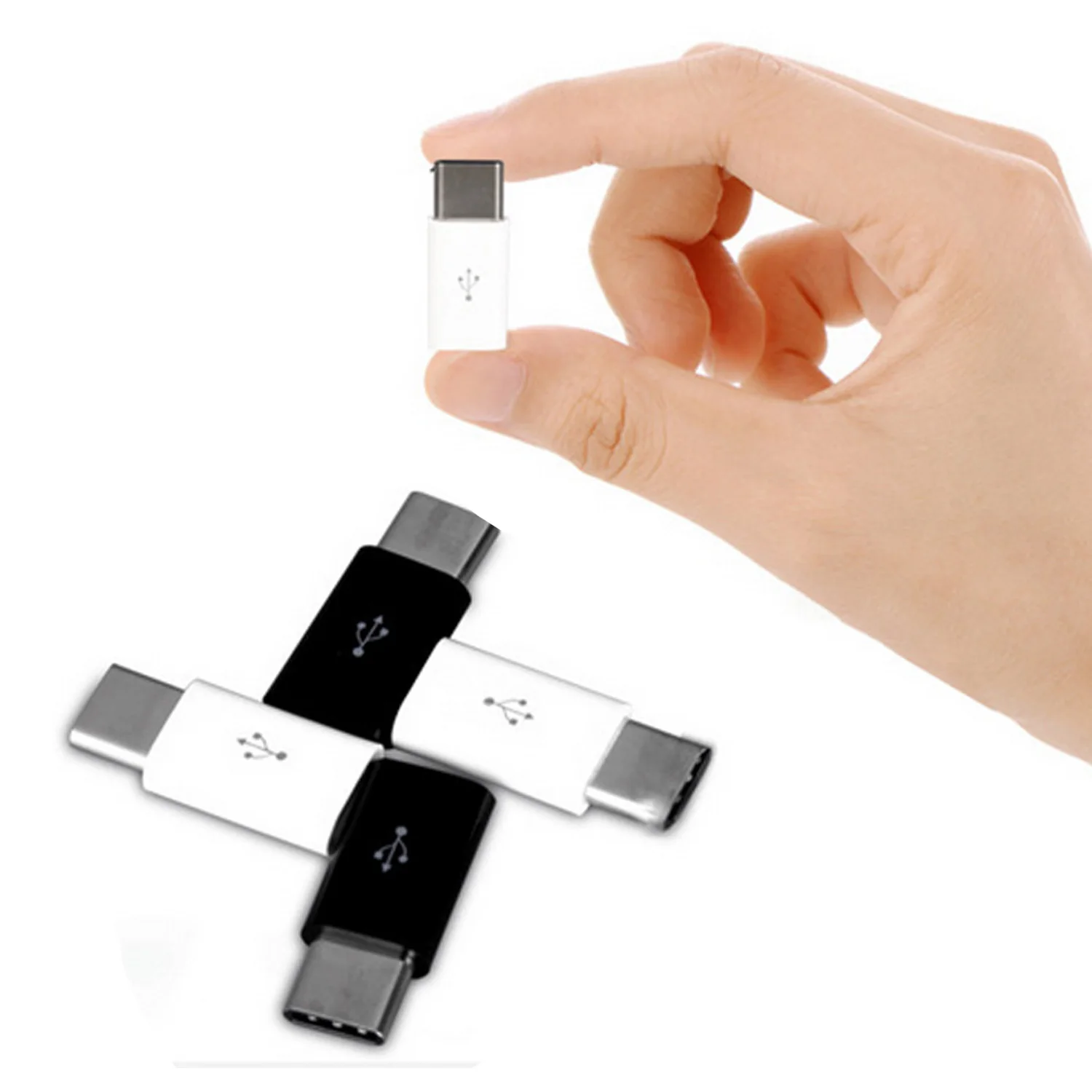 Besegad 4 шт. type C адаптер Micro USB OTG для type-C адаптер конвертер для MacBook Google Pixel ZUK Аксессуары Гаджеты