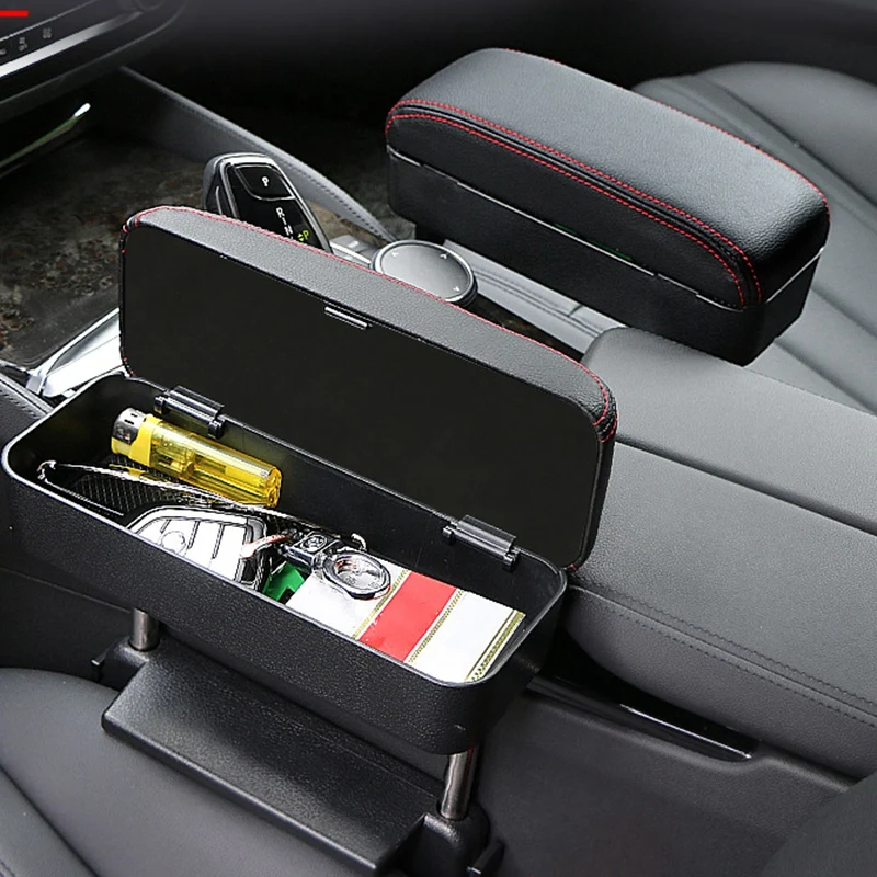 Автомобильный подлокотник, USB беспроводной зарядка, многофункциональмногофункциональная Центральная сумка для хранения, коробка, подъемник, локоть, поддержка, подлокотник, регулируемое увеличение, Stor