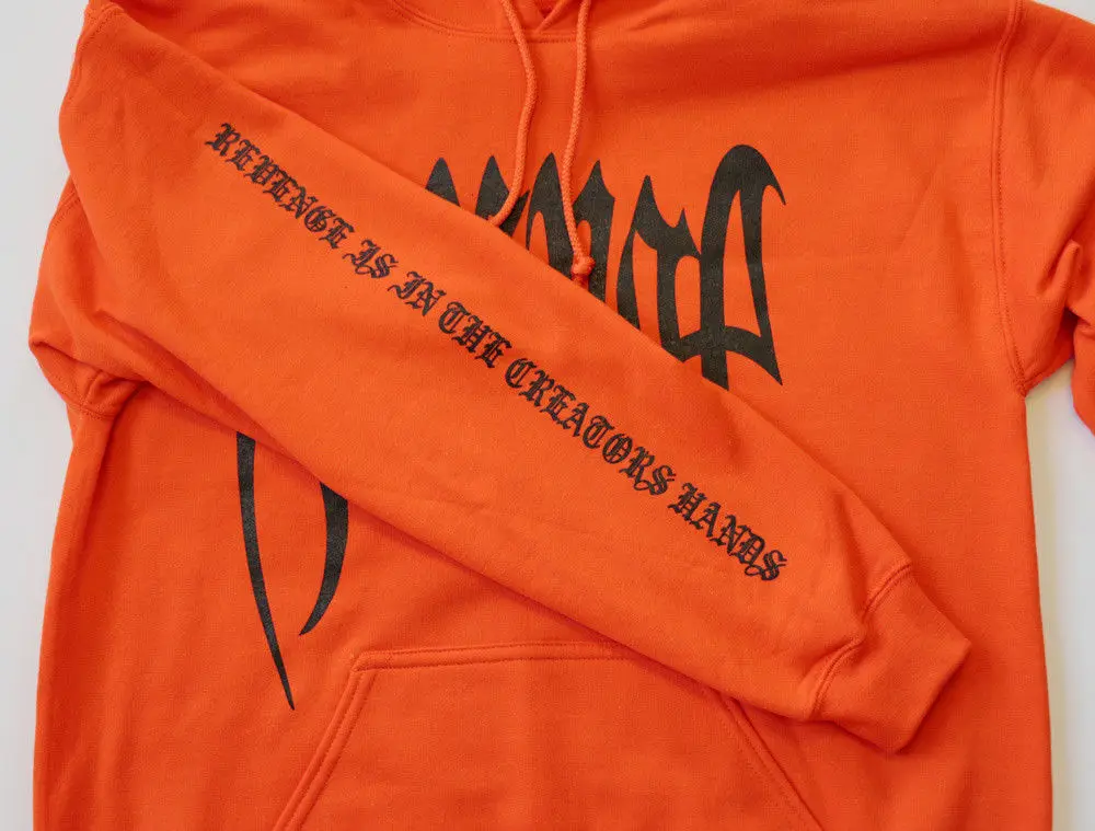 Харадзюку весна осень мести убивает толстовки XXXTentacion мужская хип хоп толстовка с капюшоном оранжевый черный пуловер уличная
