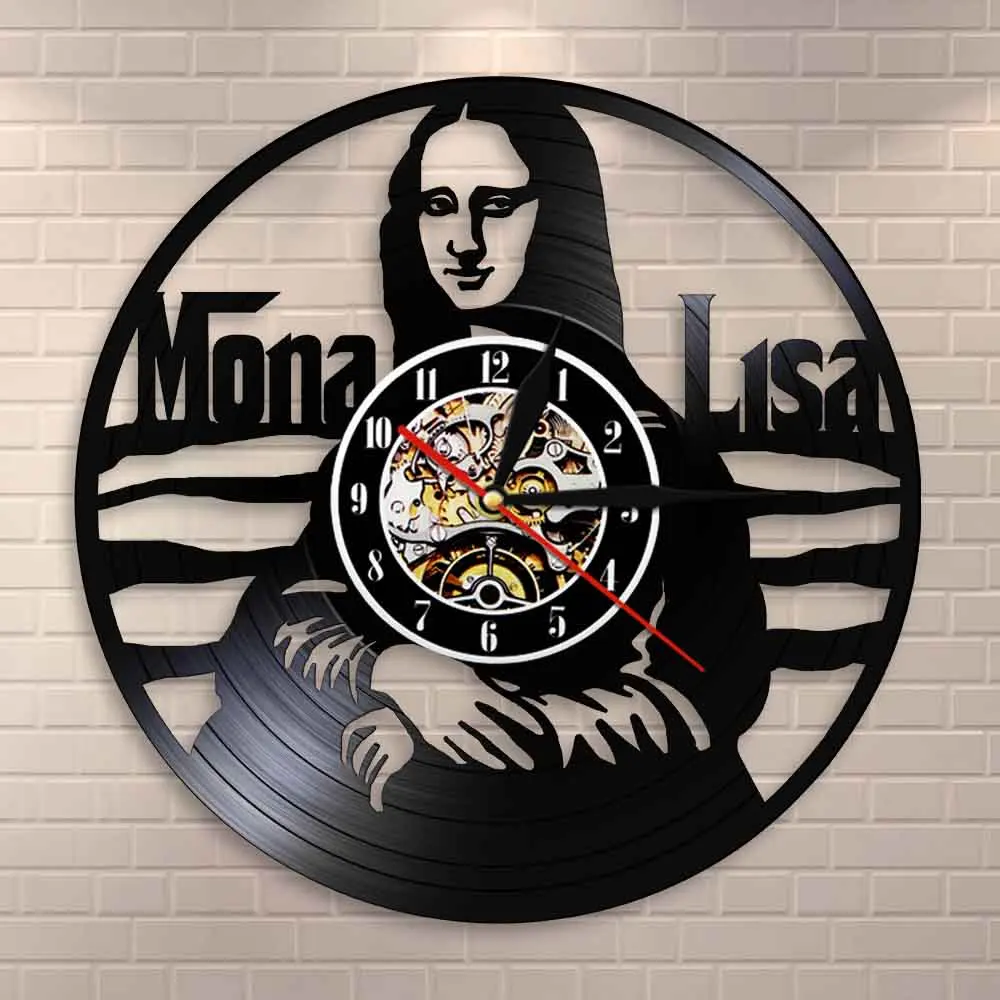 Настенные часы для домашнего декора Mona Lisa знаменитые настенные Leonardo da Vinci