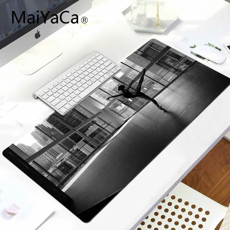 MaiYaCa мальчик Подарочный коврик милый балетный DIY дизайн игровой с узором коврик для мыши ноутбук игровой коврик для мыши - Цвет: LockEdge 30x80cm