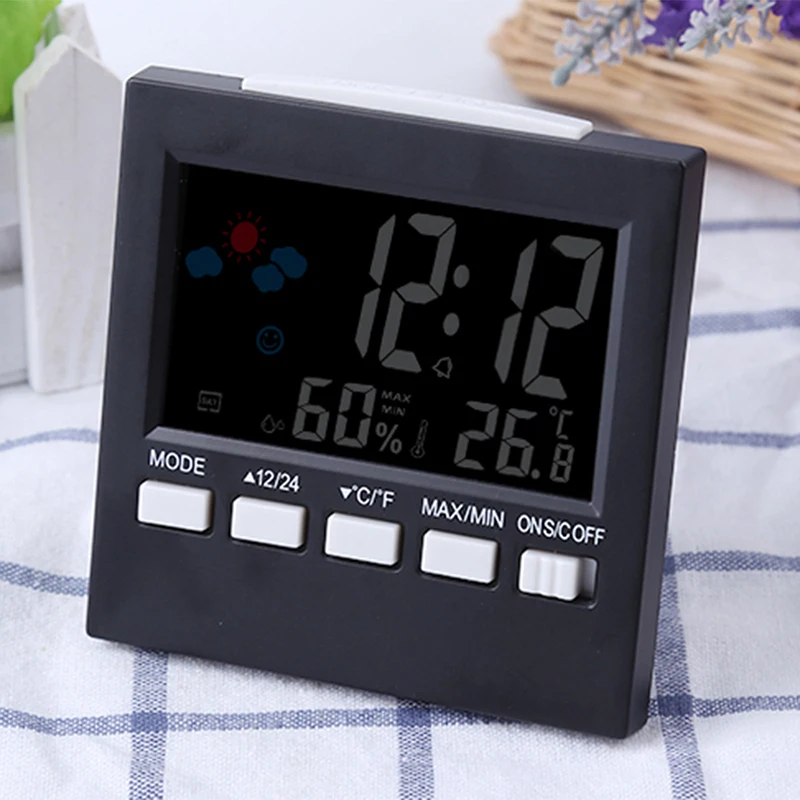 Humidity monitor clock