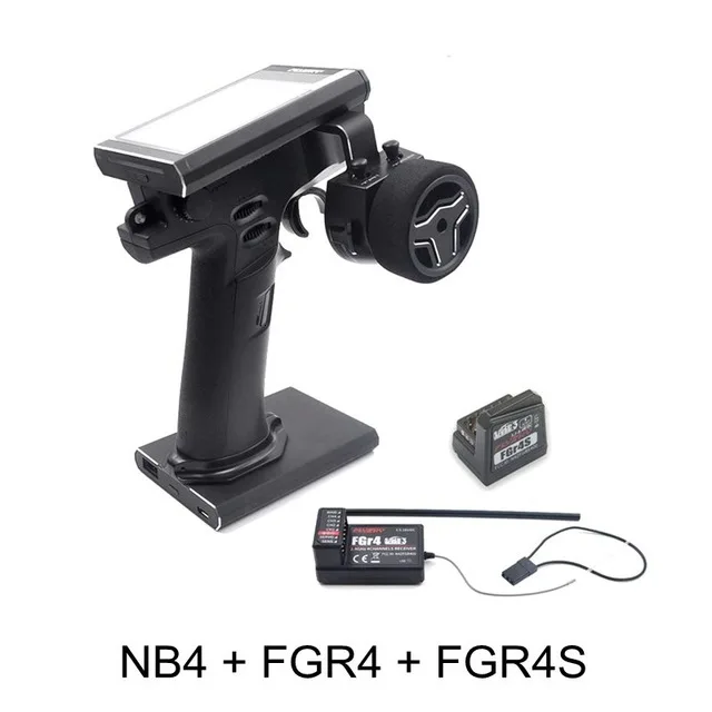 

Flysky FS-NB4 2.4G 4CH Noble Radio Remote Control Transmitter FGR4 FGR4S Receiver HVGA 3.5" TFT Color Screen for RC Car Boat