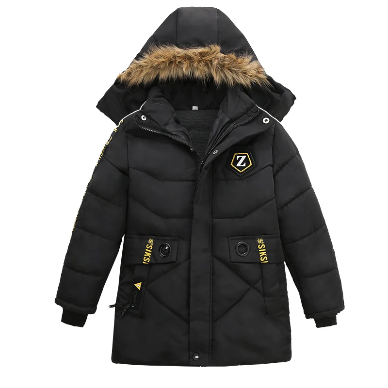 Children Jacket Autumn Winter Jackets For Boys Coat Kids Warm Hooded Cotton Outerwear Coats For Boys Cotton-padded clothes