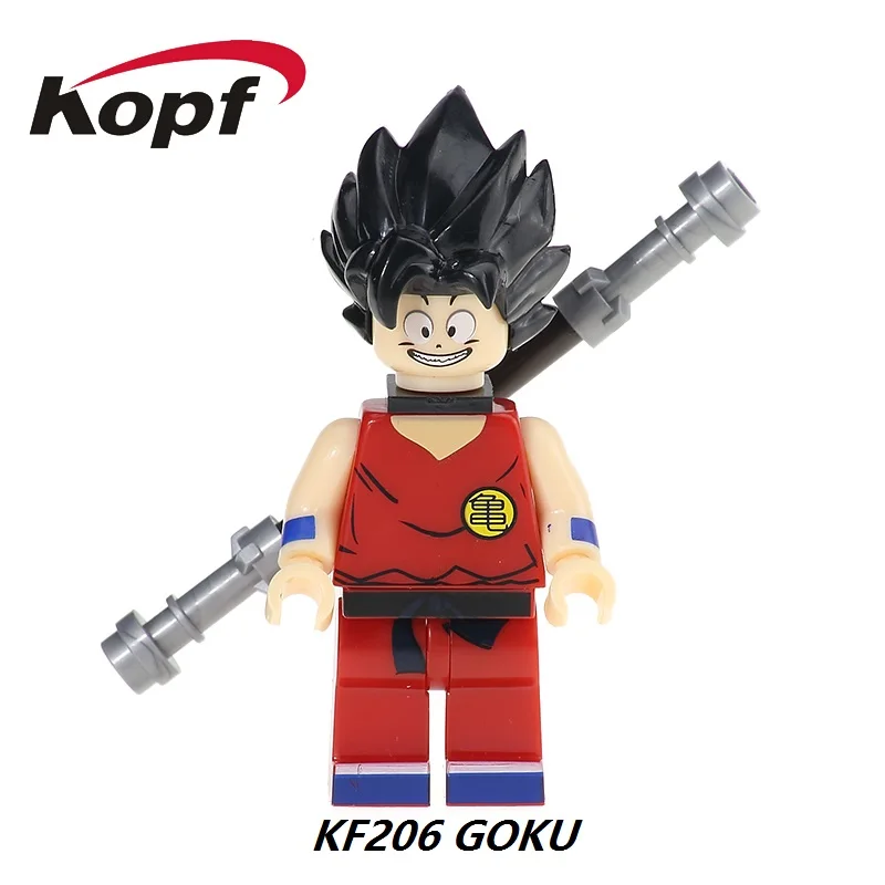 20 штук фигурки Dragon Ball Z Zamasu Android Dyspo Kaio Shin Bills Goku Ssj Xeno Majin Boo строительные блоки игрушки для детей KF490 - Цвет: KF206 20Pcs No Box