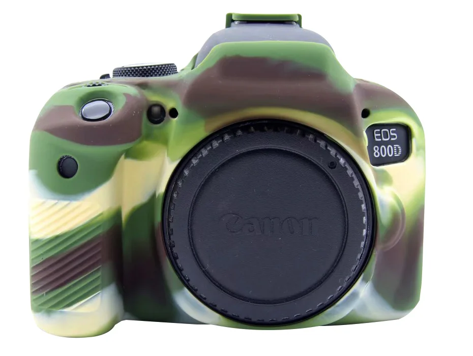 TENENELE Мягкие силиконовые чехлы сумка для Canon EOS 800D/Rebel T7i Цветной Резиновый чехол-Обложка для Canon Kiss X9i сумки для камеры аксессуар