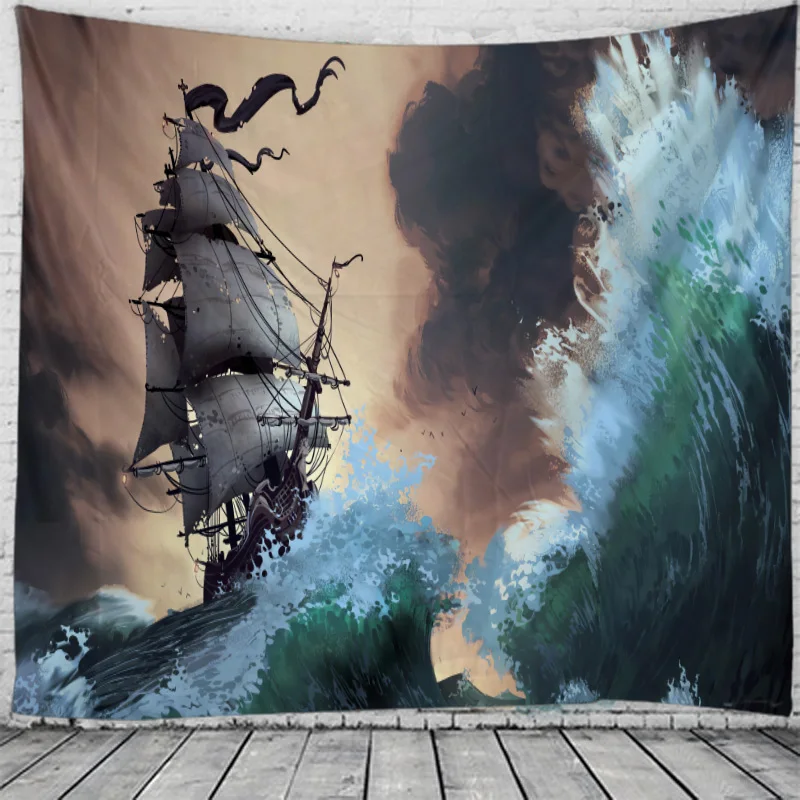 

Настенное пляжное полотенце, коврик для йоги, Новогоднее украшение дома, украшение для гостиной, 3D гобелен