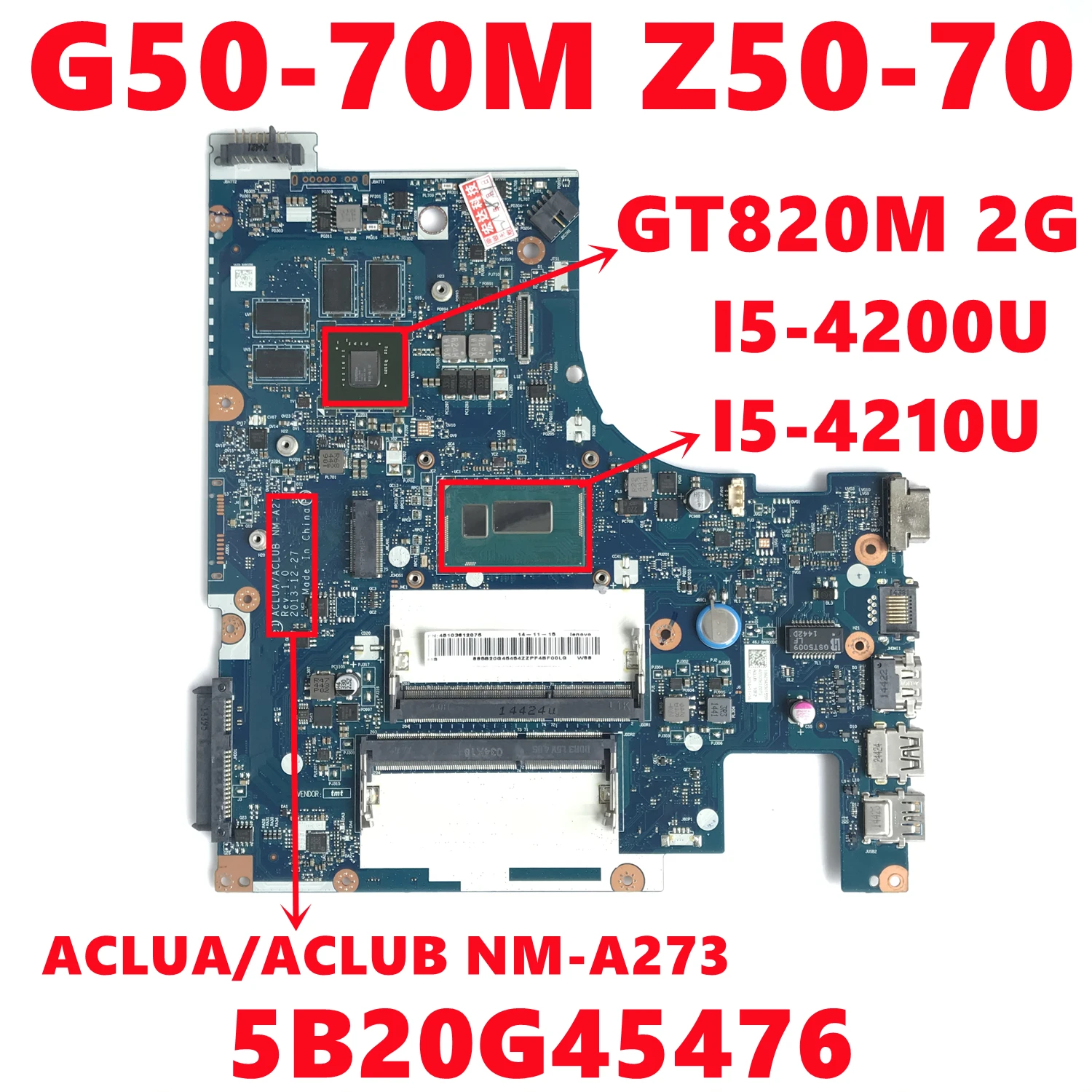 FRU:5B20G45476 для Lenovo G50-70M Z50-70 материнская плата ноутбука | Компьютеры и офис