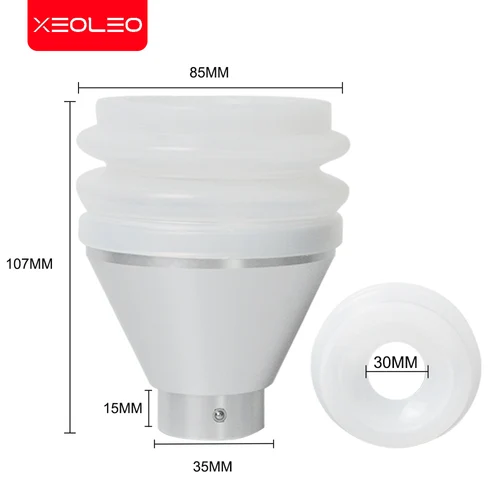 Xeoleo 커피 그라인더 블로우 호퍼 알루미늄 커피 호퍼 다른 그라인드 기계에 적합 35mm 직경 3