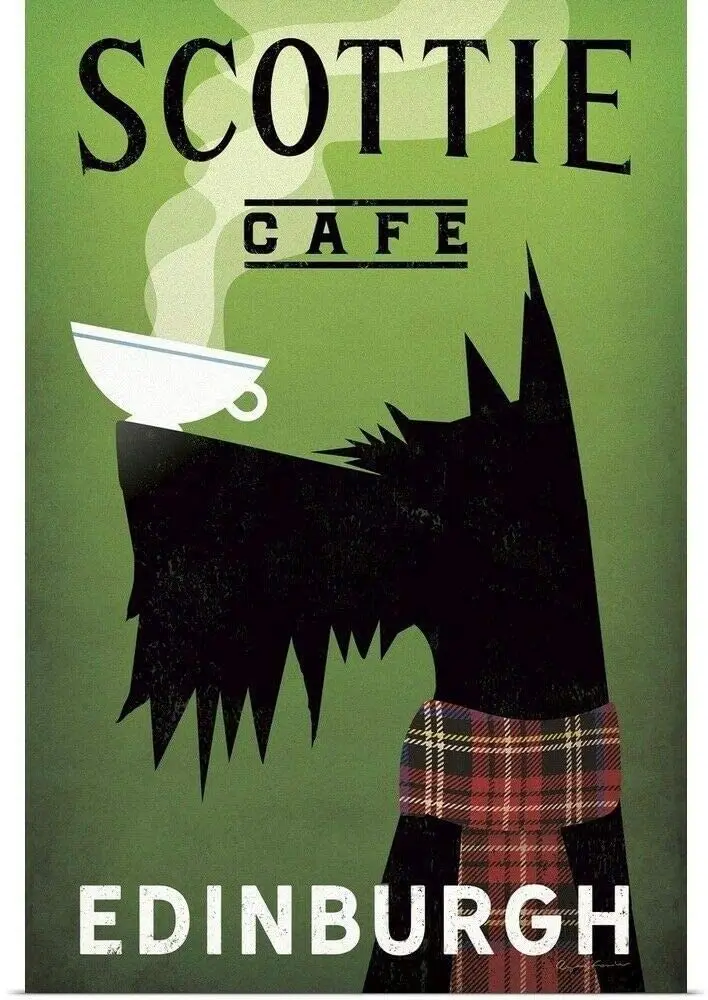 

Scottie Cafe Great Tin Sign Aluminum Metal Sign Tin Sign/Aluminum Metal Sign 12x16inch