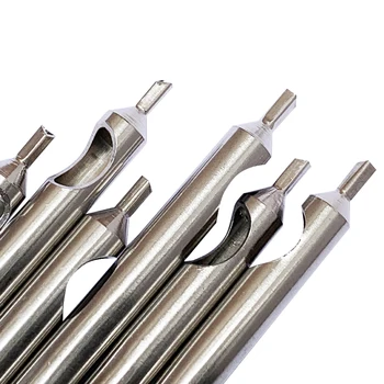 

14D Tattoo long Tips 5 pcs U-pick STAINLESS STEEL TATTOO long TIPS SET FOR Tattoo GRIP & Tattoo MACHINE