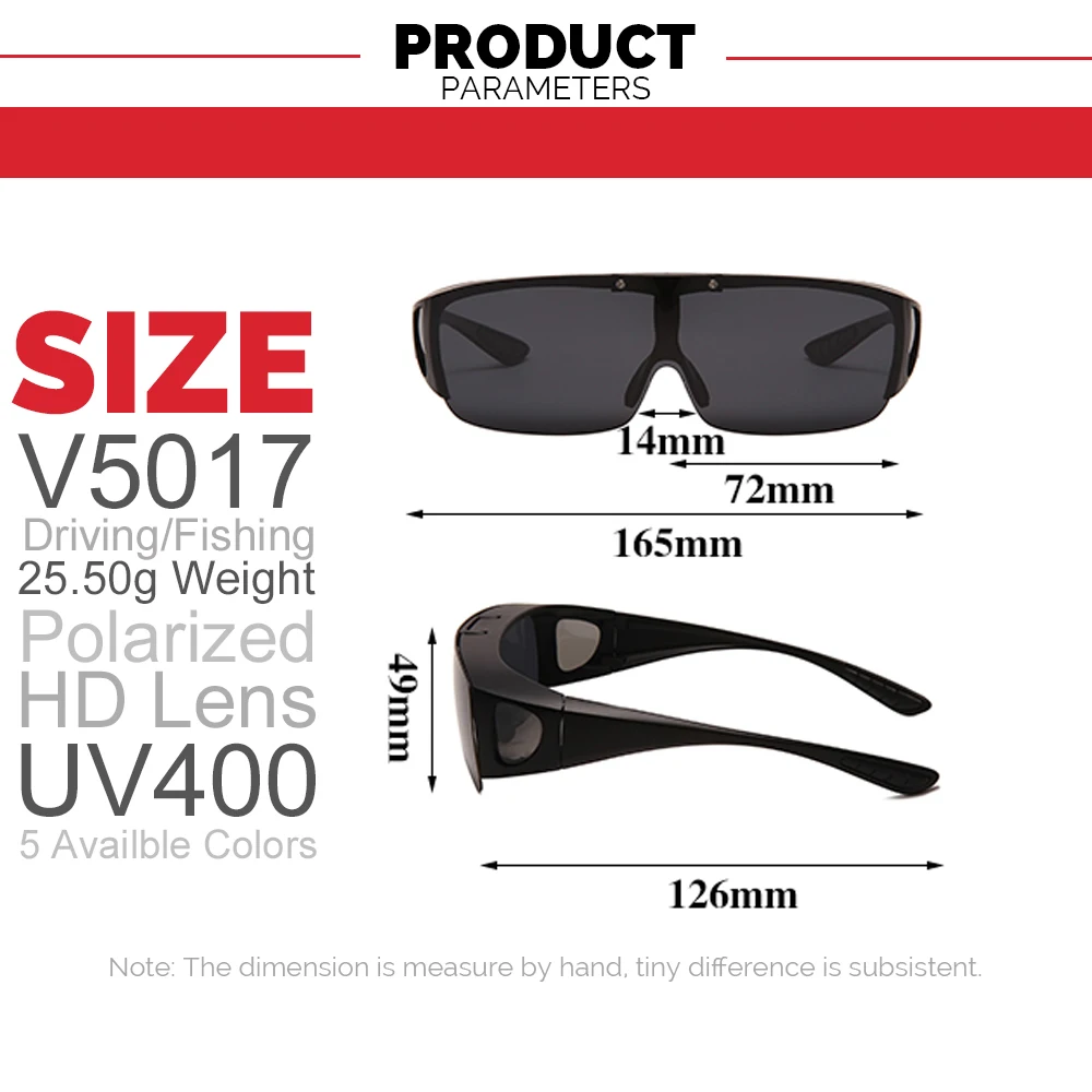 Flip-Up Polarized Fitover Sunglasses 5