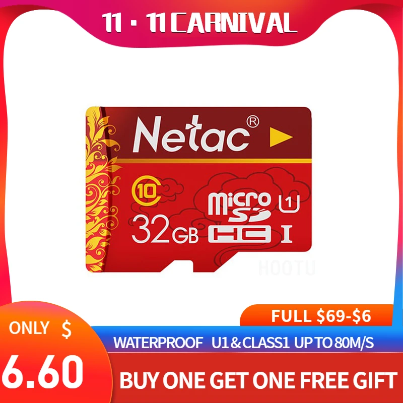 Netac P500 Micro Sd карта 32 gb TF Class10 Compact Flash Memory Stick для планшета, ноутбука Тетрадь картао де Memoria tarjeta Sd