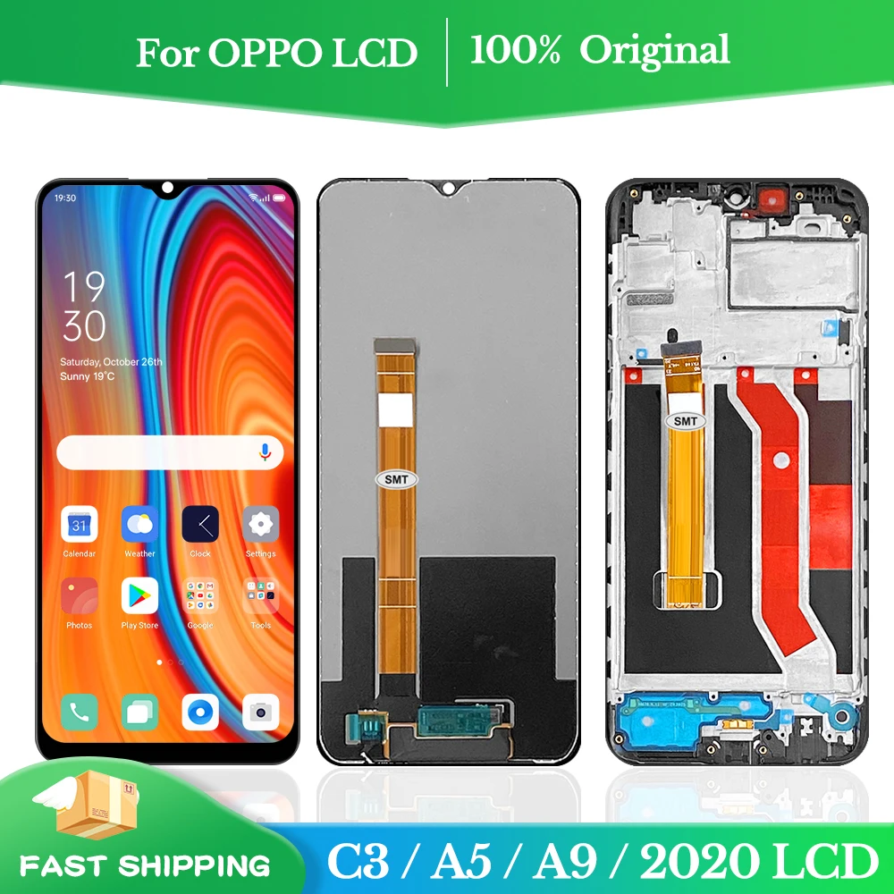 Оригинальный ЖК-дисплей для OPPO Realme C3 RMX2027 дисплей Oppo A5 2020 LCD телефона 6 5 &quotA9 |