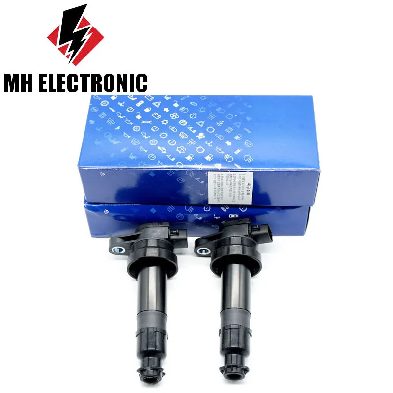MH ELECTRONIC 2 шт./лот катушка зажигания 27301 2B000 273012B000 для Hyundai Accent I20 I30 Elantra Kia Rio Ceed Soul 1 6 л