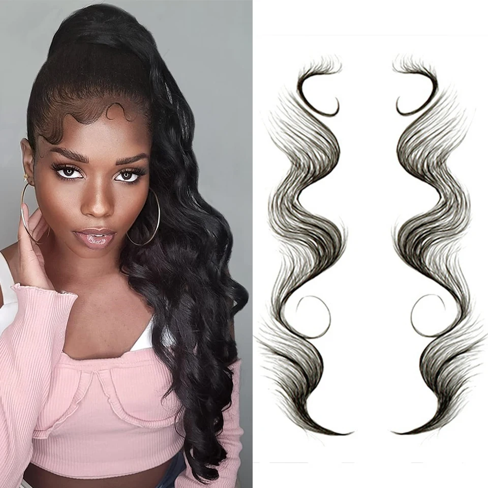 Бодрые 5 стилей детские волосы временные татуировки наклейки DIY натуральные