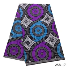 Полиэстер ткани для платья оптом африканская ткань Анкара Африканский Воск Принт tissus африканская ткань 258